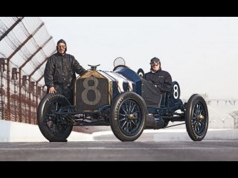 Bobby Rahal & Peter Egan lap Indy in the 1912 National