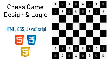 Chess Game Design & Logic in HTML, CSS & JavaScript