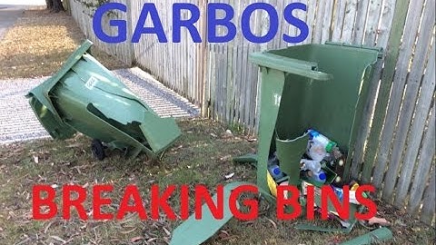 Garbos breaking bins - CHRISTMAS SPECIAL