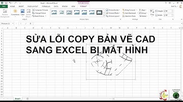 Sửa lỗi copy bản vẽ CAD sang Excel bị mất hình trên progeCAD | Can not copy from CAD DWG to Excel