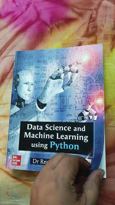 Data Science and Machine Learning Using Python Book - YouTube