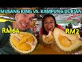 FIRST TIME trying durian in Malaysia! Searching for the best durian: Musang King!