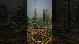 Dubai Drone Road View: Incredible Views of Dubai Marina & Burj Khalifa