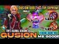 Gusion God Totally Destroyed Top Supreme Enemy in Rank Game! [ Gusion Gameplay megood! ]