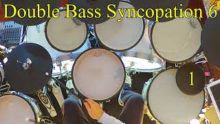 Double Bass Syncopation 6 Pattern 1