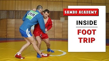 Inside foot trip and quick leg lock. Sambo combinations that could be used by any grappler