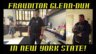 Frauditor Glenn-DUH Annoys Postal Patrons in New York: What, He Moved