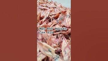 Mực khô nguyên con 225, sạch cát không mặn không đắng