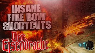 FIRE BOW UPGRADE SHORTCUTS! - BLACK OPS 3 ZOMBIES "Der Eisendrache" Gameplay Tutorial!