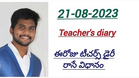 How to write teacher