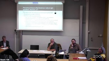 International Forum ICGSS- Keynote  Precarious times in the Americas: Radical right populism,facism