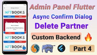 Admin Panel - Async Confirm Dialogs & Delete Partner | Custom Backend | Part 4 | #OttomanCoder