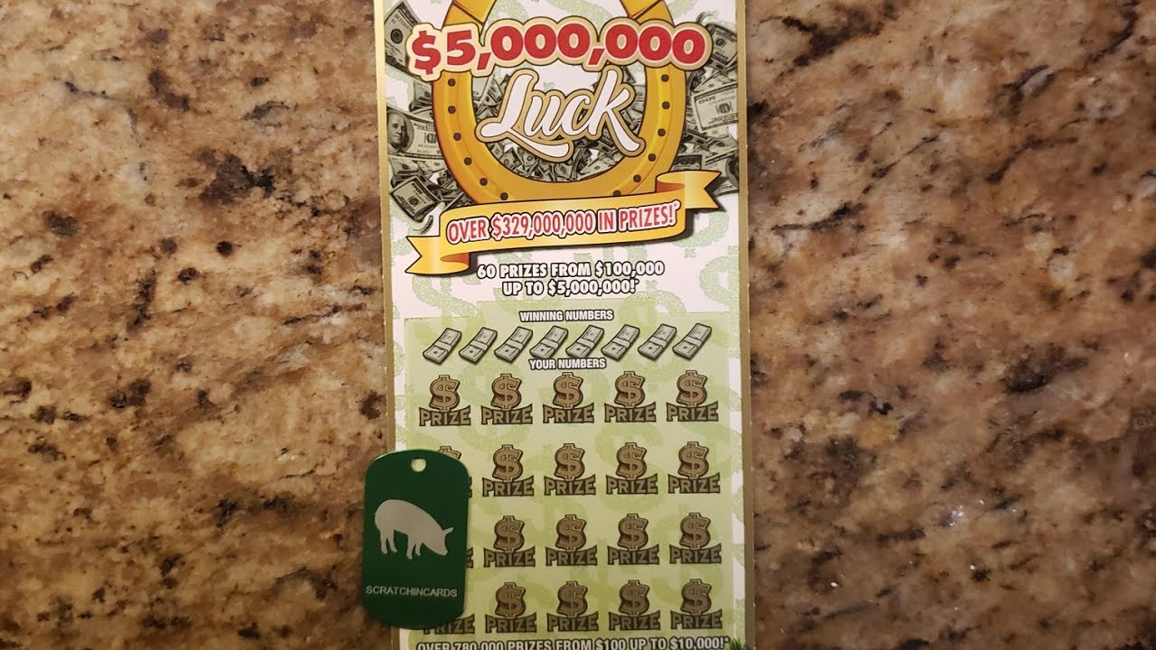 $5 MILLION HOLIDAY LUCK TICKET 🍀