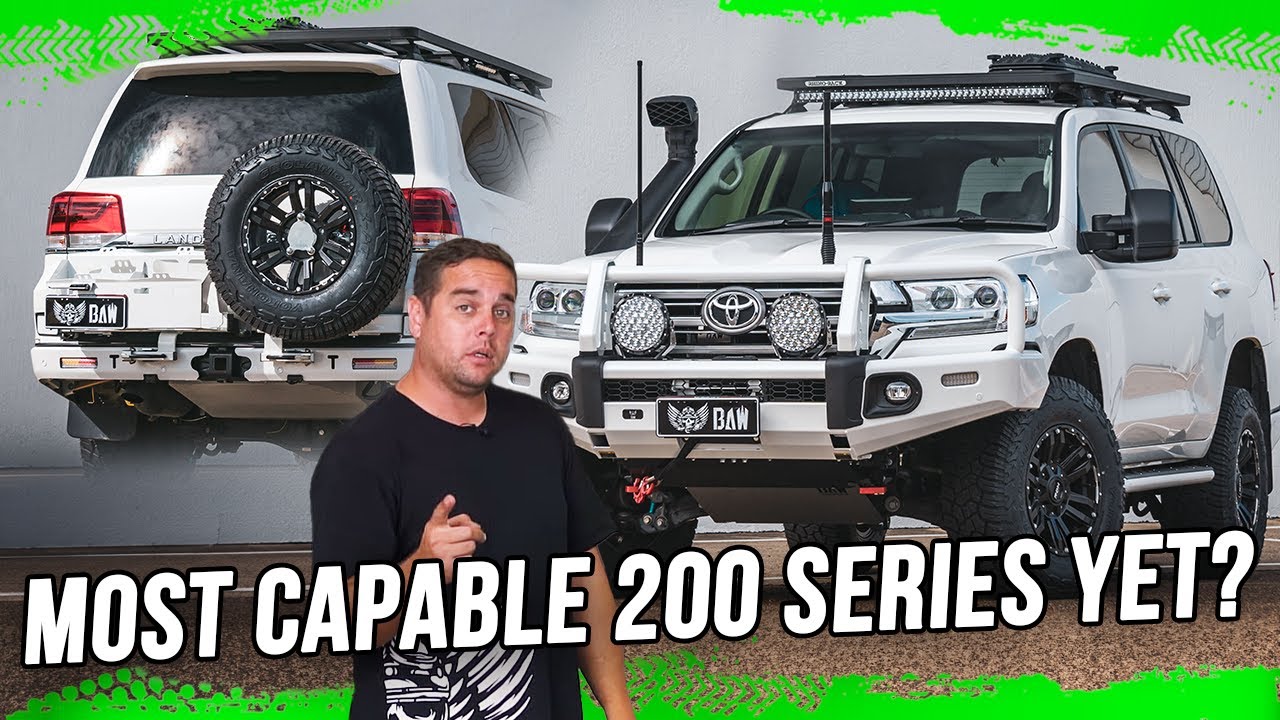 Преобразование серии 200 для путешествий и буксировки: задний бампер Kaymar и полная масса 3800 к...