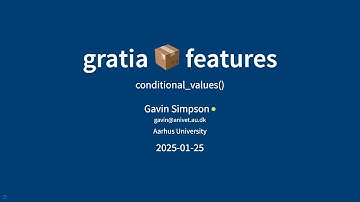 Visualizing generalized additive models in R using gratia and  conditional_values()