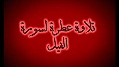 سورة الفيل للشيخ ماهر المعيقلي