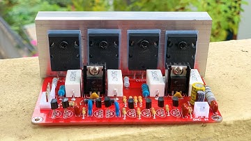 300 Watts Mono Amplifier Board DIY with 2sc5200 & 2sa1943 | DCA Project