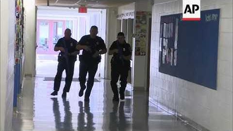 School demonstrates gunshot detection system said to be first in the US