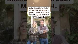 Arka Sokaklarin Seli̇ni̇ Oya Okar Ve Mesutu Şefket Çoruh İki̇ Rol Arkadaşi Ve İki̇ Dost Maşallah..