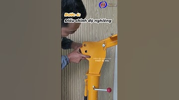 Hướng dẫn lắp đặt cẩu xoay 360 độ 500kg cho tời 12V