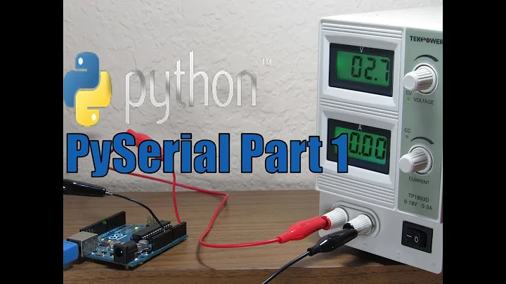 Arduino and Python Serial Communication with PySerial Part 1