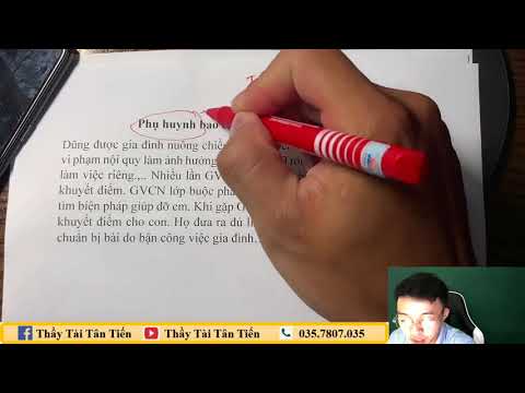 Giải đáp Tình huống sư phạm cùng Thầy Tài Tân Tiến
