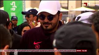 الشيخ جوعان بن حمد آل ثاني يشارك في اليوم الرياضي للدولة 2020