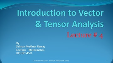 Introduction to Vector and Tensor Analysis