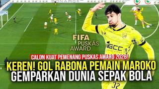 A RABONA GOAL MOMENT FROM OUTSIDE THE PENALTY BOX IN THE MOROCCO LEAGUE. A STRONG CANDIDATE FOR T...