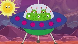 5 Little Men in a Flying Saucer, Nursery rhyme for babies and toddlers