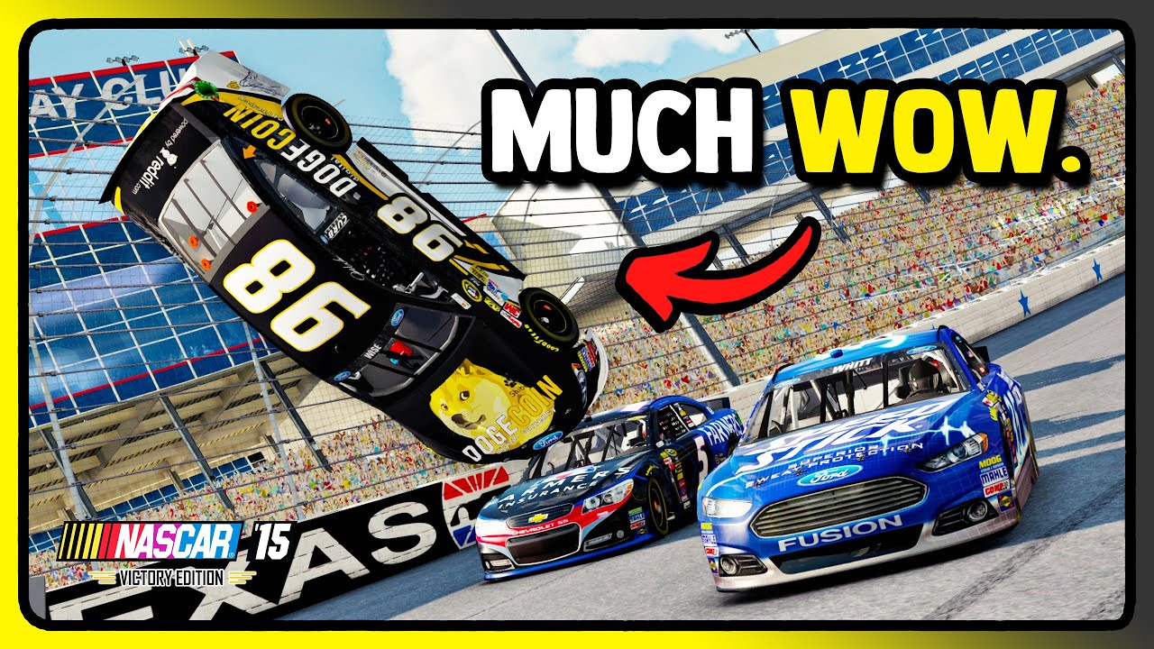 NASCAR '15 Career Mode Crash Physics Are NEXT LEVEL - YouTube