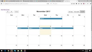 CRUD Event with FullCalendar in Spring MVC Framework and Hibernate