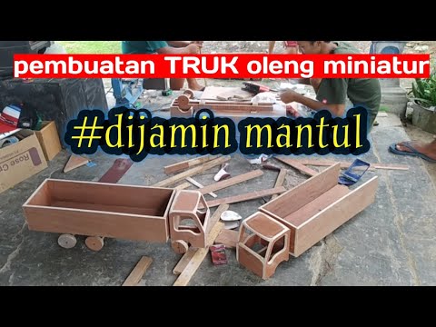 Membuat truk miniatur dari triplek