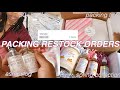 HOW TO SHIP COSMETICS PRODUCTS, PACKING ORDERS FOR MY BUSINESS, ENTREPRENEUR LIFE VLOG