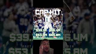 Tua Tagovailoa’s massive contract cap hits revealed  #NFL #Dolphins #TuaTagovailoa #shorts #trending