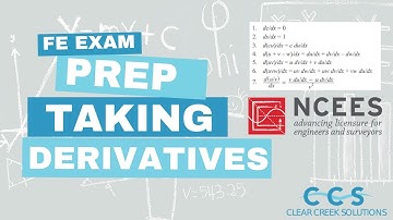How to Take the Derivative of an Equation | FE Exam Math Review