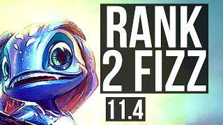 FIZZ vs GRAVES (MID) | Rank 2 Fizz, 21/3/6, Godlike | TR Challenger | v11.4