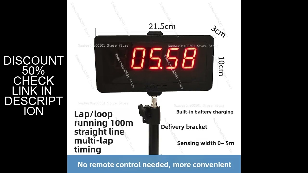 Laser Timing System Sports Timer for Running Race Multi Lap Counter Electronic Timing Device Accurat
