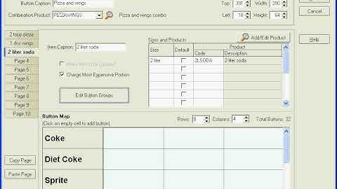 Menu Training 7-1 (Part 2): Combination Button (Pizza and Wings Combination)