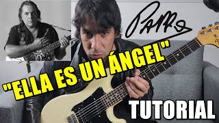 Como tocar "Ella es un ángel" de PAPPO'S BLUES Tutorial Guitarra c/SOLO