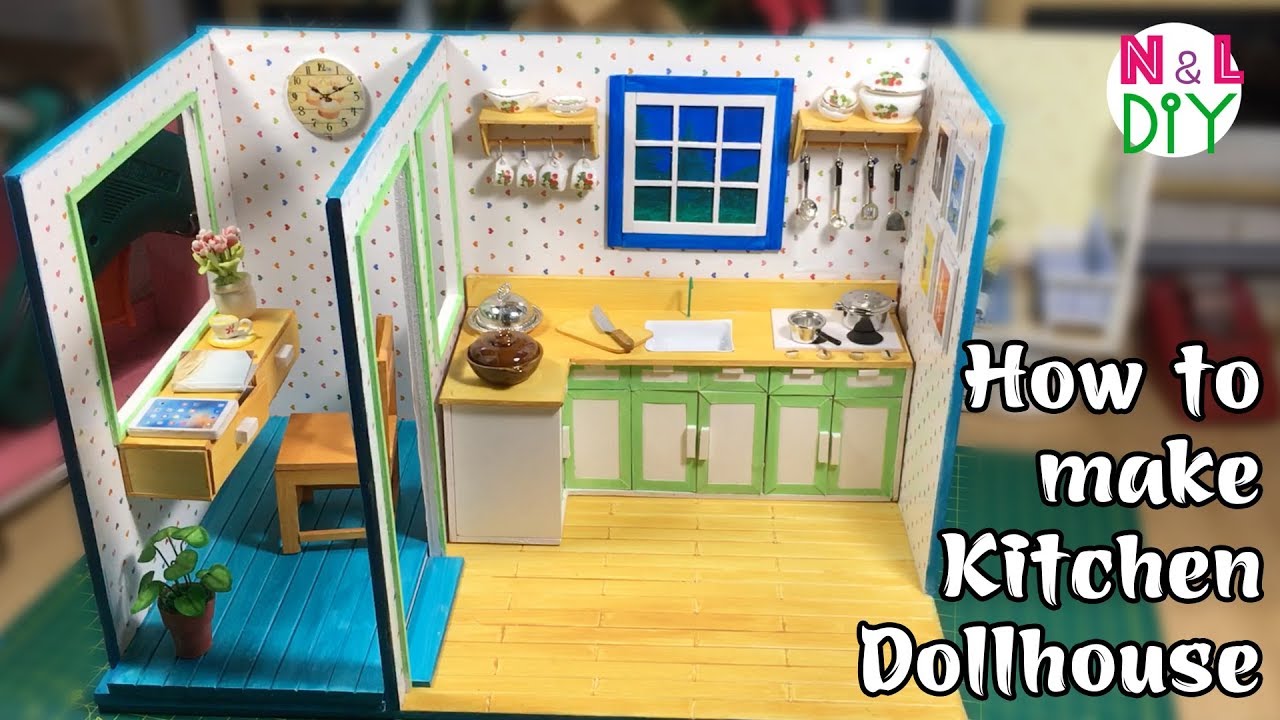 miniature dollhouse kitchens