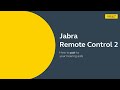 How to pair your Jabra hearing aids to the Remote Control 2