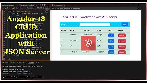 Angular 18 CRUD Application with JSON Server