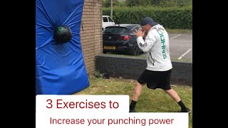 3 Exercises to increase your punching power \/\/ Darren Wilson Boxing, fitness and comedy sketches