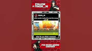 When Sasuke Realised ,he took the wrong path🥺#anime #naruto #anime #animeedit #amv #sasuke