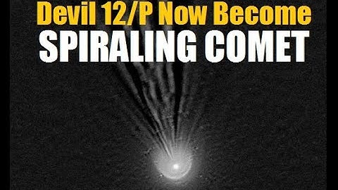 Shapeshifting Comet 12p pons-brooks captured through telescope!