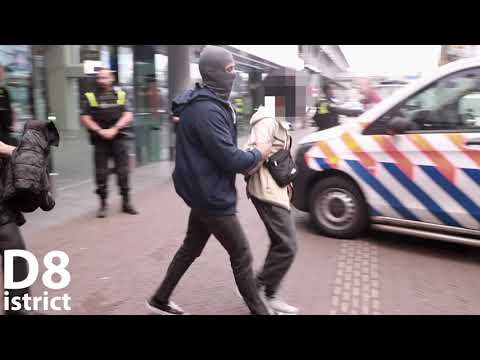 Enorme politie inzet en paniek op Den Haag Centraal Station na bedreiging met vuurwapen