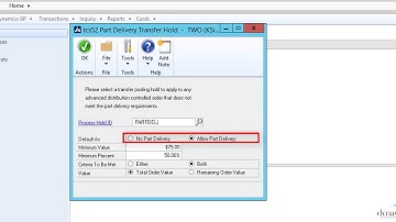 Managing Inventory Margin and Delivery in Dynamics GP