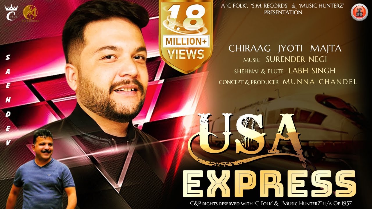 USA Express  Chiraag Jyoti Majta  Himachali Traditional Pahari Folk Songs  Surender Negi