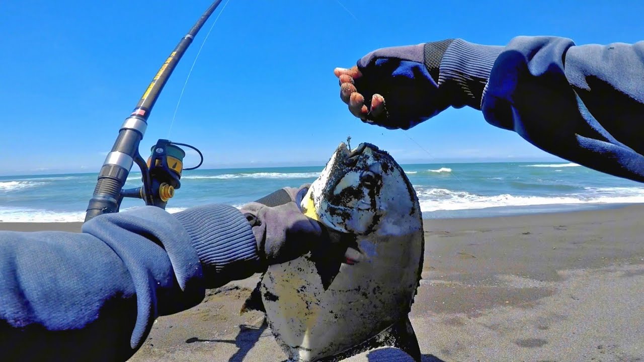 GERAK CEPAT..‼️DATANG PAS AIR HAMPIR SURUT HABISS, LEMPAR LANGSUNG NYOTT..‼️💥 Pompano surf fishing